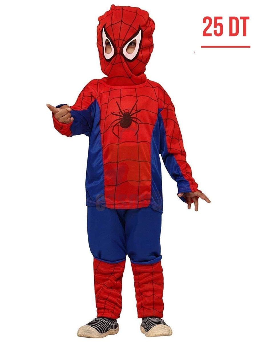 Tenue Spiderman 3 pièces