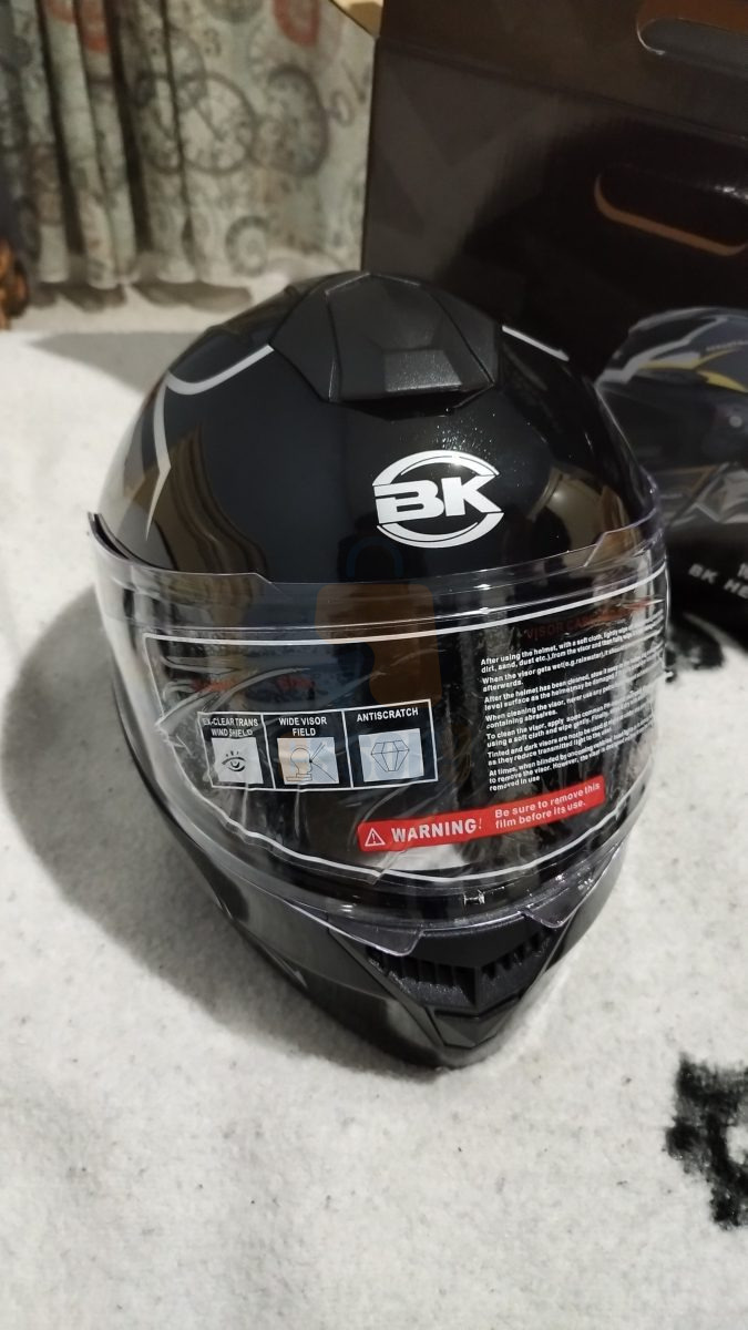 Casque moto bk helmets taille L