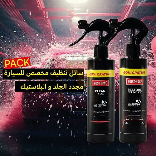 PACK Nettoyage and Rénovation Intérieur Voiture